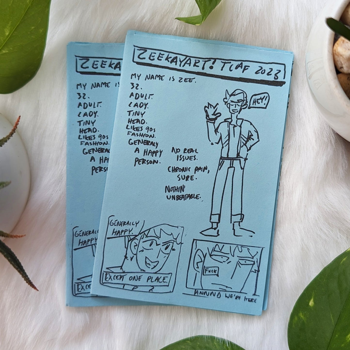 "my feet - tcaf 2023" - minizine