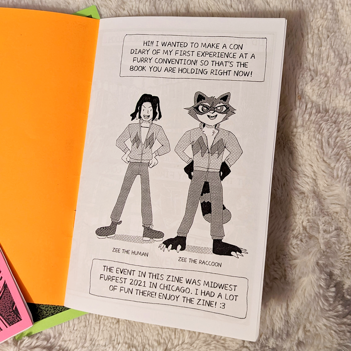 "at the con" zine - self published comic