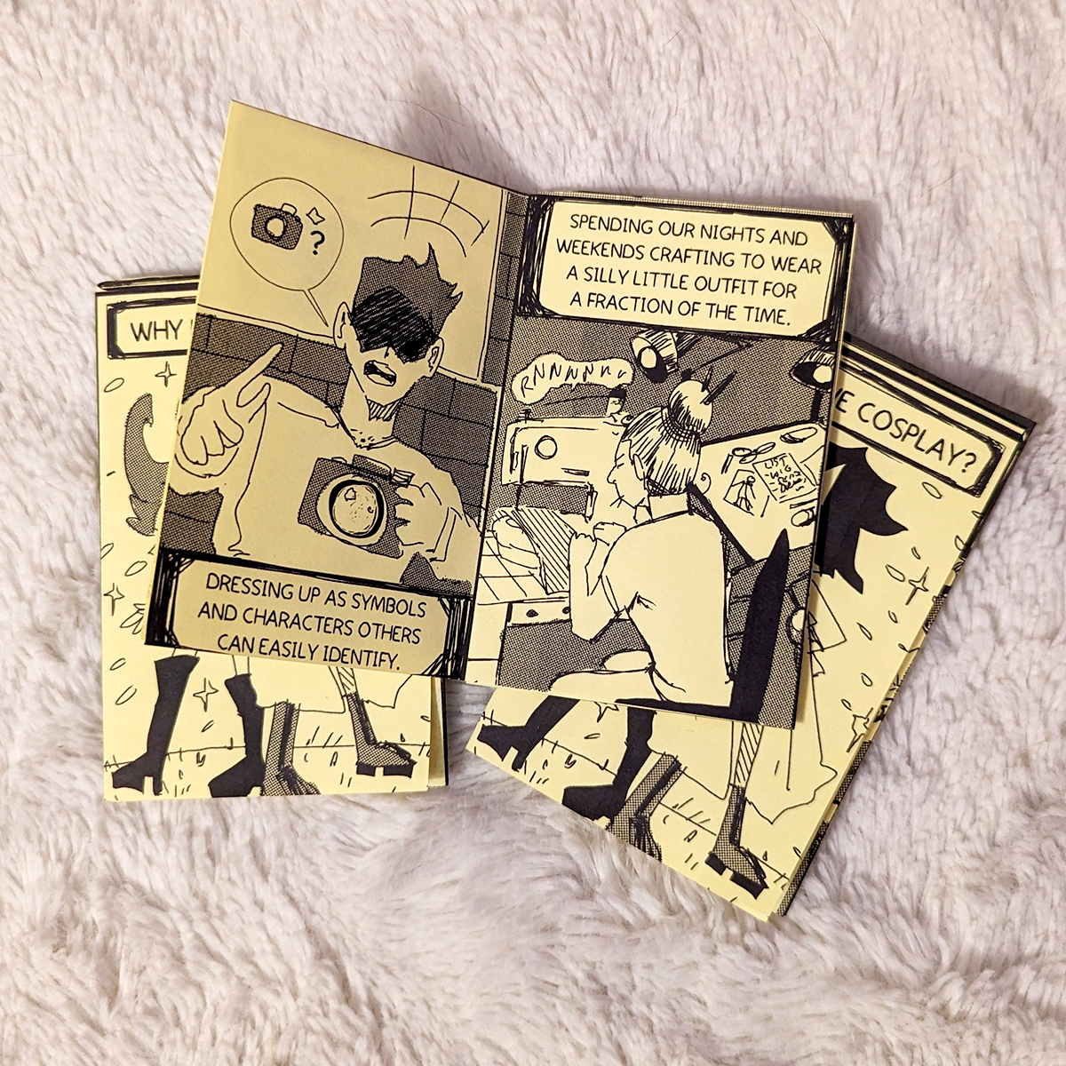 "why do we cosplay" - minizine