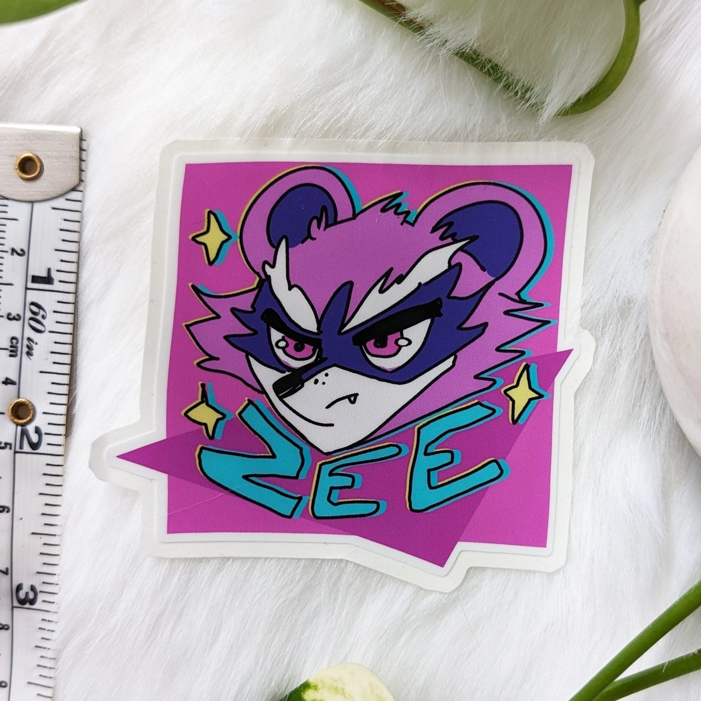 zee "grumpy" sticker