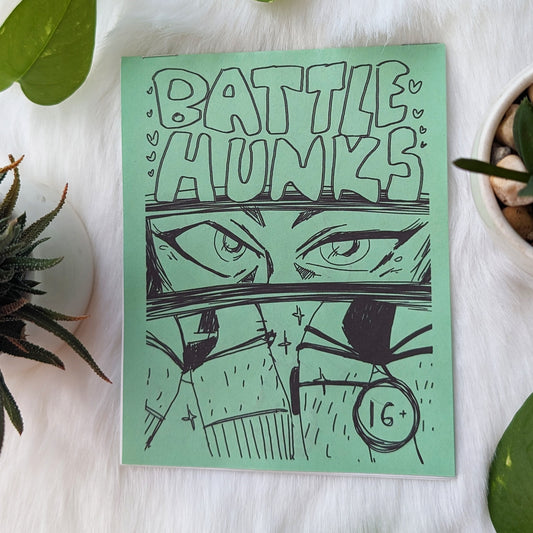 "battle hunks" - zine - self published sketchbook