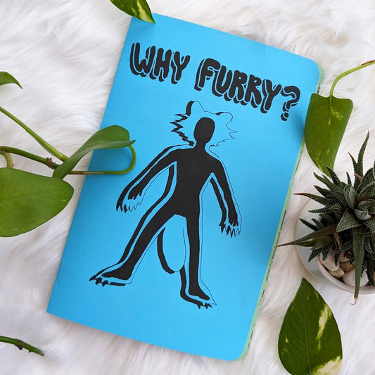 "why furry" zine - self published comic