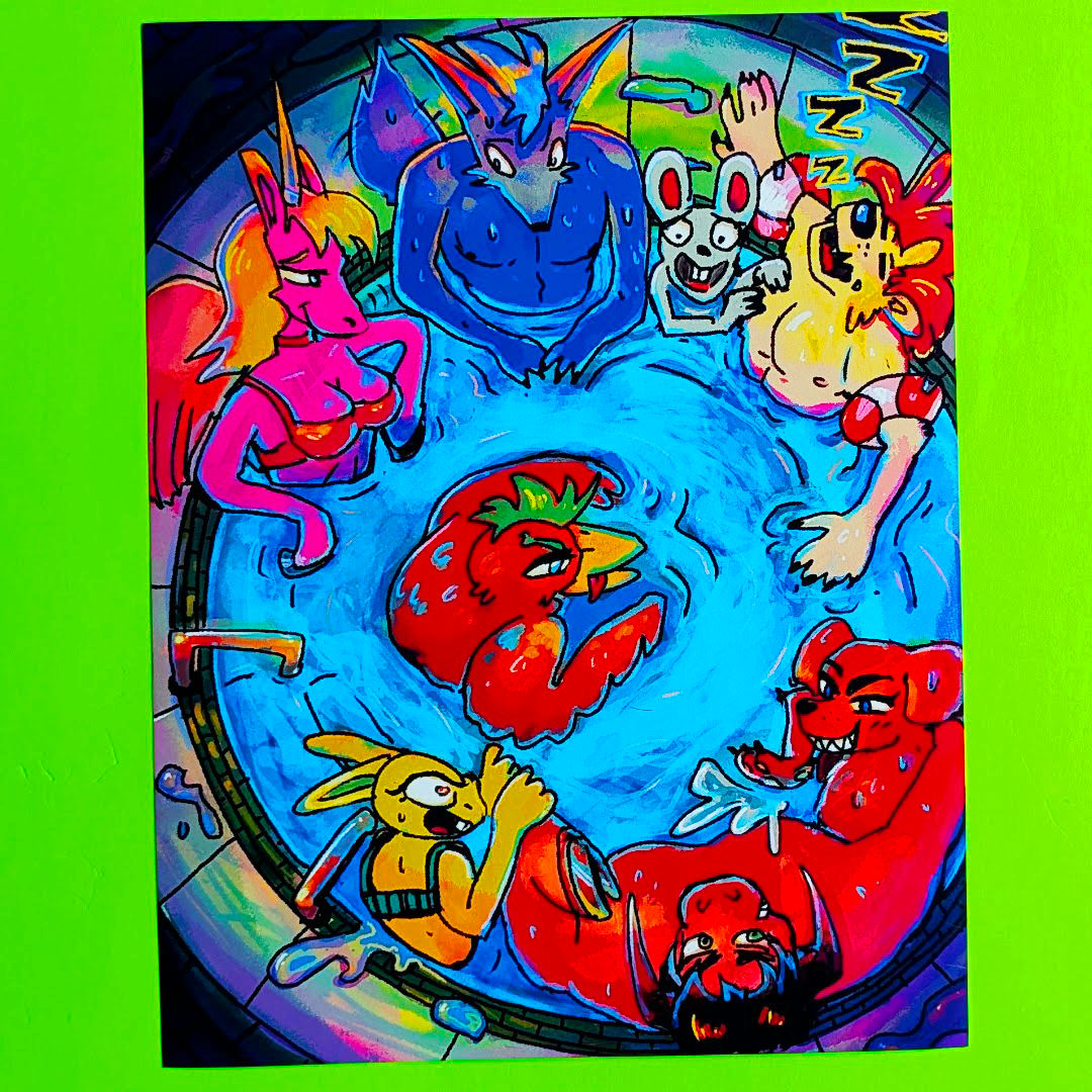 FURRY SOUP 8.5x11 PRINT