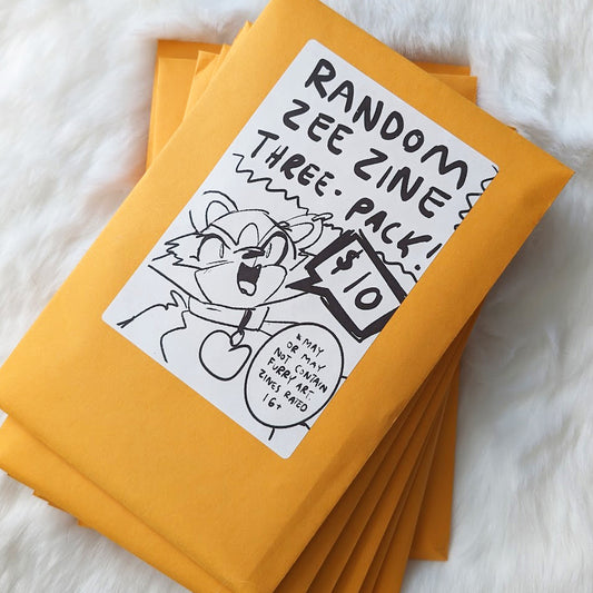 ZINE CLEARANCE - random 3 zine pack for $10